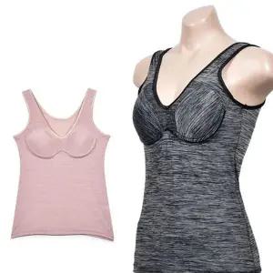 [하프클럽/]편안한 착용감 감각적인 노와이어 몰드 브라런닝