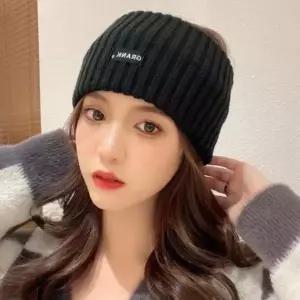 겨울 데일리 코디 여성 클래식 골지니트 헤어밴드 여자머리띠