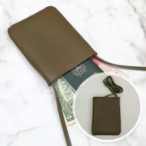 [하프클럽/]핸드폰가방 마이크로백 올리브그린