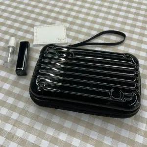 [하프클럽/]여행용 미니 하드캐리어 파우치 가방 블랙