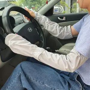 [하프클럽/]손등커버 운전 팔토시 그레이