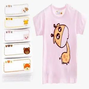 [하프클럽/]다리미로 붙이는 패브릭 네임 스티커