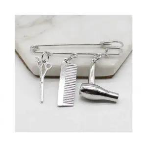 미용사 브로치 헤어 디자이너 악세사리