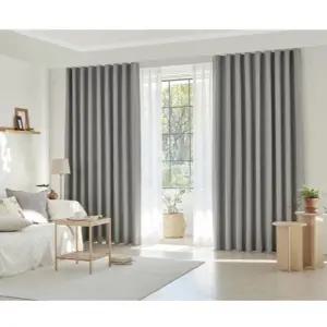 누보데코 사계절 암막 커튼 데일리 핀형 그레이 460x232 BNS