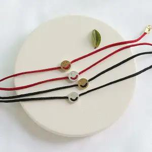 실버 스마일링 팔찌