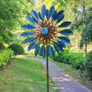 정원바람개비 대형 철제 야외 정원 바람개비 철재 화단 식물