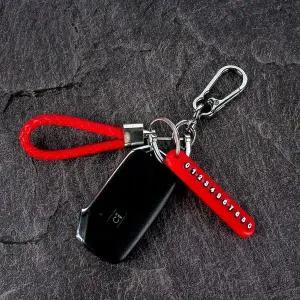 [하프클럽/]자동차키홀더 차키홀더 번호판키홀더 레드