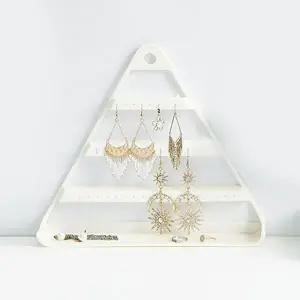 [하프클럽/]귀걸이 3단 행거 아이보리 액세서리보관 진열대