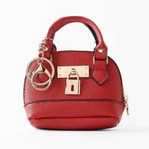 [하프클럽/]열쇠고리 가죽 핸드백 팬시키링 동전지갑