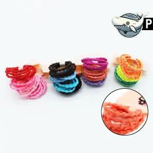 부드러운 무매듭 헤어끈 다양한 컬러 헤어타이