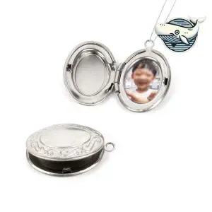 추억을 담은 엔틱 사진 팬던트 목걸이