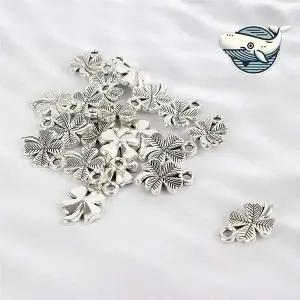 네잎클로버 실버 펜던트 주얼리 키링 액세서리