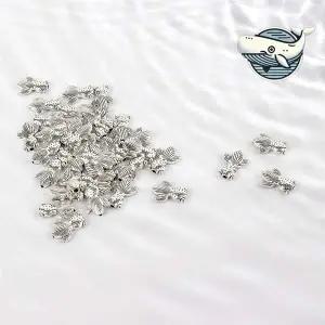 금붕어 실버 장식키링 액세서리 펜던트 부자재