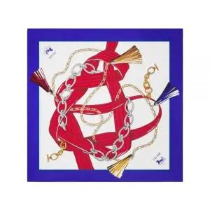 [셀린느] 26SS 로고 스퀘어 실크 트윌 스카프 멀티컬러 2AW902R51 155020092