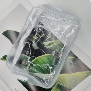 [하프클럽/]핸드백주머니 PVC 투명 방수 파우치 중형 화이트