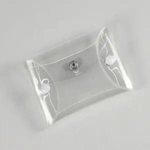 [하프클럽/]투명세면백 똑딱이 투명 PVC 파우치 소형