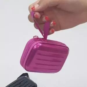 [하프클럽/]견고한동전함 컬러 미니 동전지갑 캐리어파우치