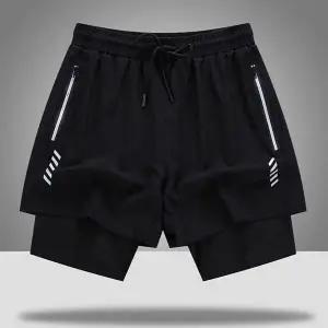 [하프클럽/]남성 2컬러 레깅스 일체형 반바지 트레이닝 숏팬츠