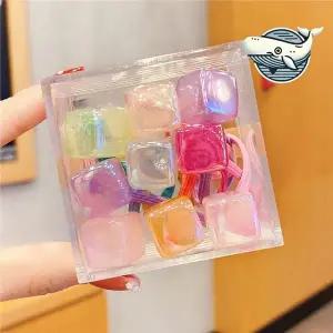 방울 헤어 끈 단발 머리 예쁘게 묶기 고무줄