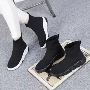 CCS7F40여성용 니트 스니커즈 편안한 운동화