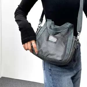 [하프클럽/]나일론 미니 토트백 크로스백 아웃포켓 캐주얼 가방