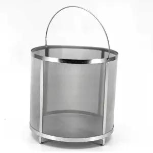 대형 원형 거름망 튀김 스테인레스 채망 필터 원통 불순물