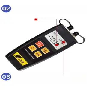 광섬유 테스터 감지 측정기 텔레콤 계측기 고정밀 적색광