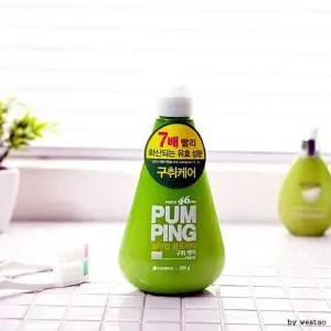 ABM도매콜 펌핑치약 허브285g 페리오 치약 구강청정제