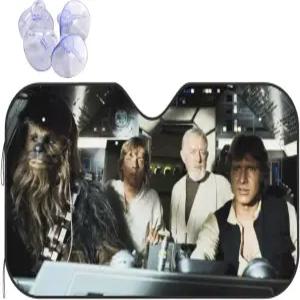 트럭용 자동차 앞유리용 재미있는 선쉐이드 SUV 실내 자외선 차단용 선바이저 - 소형 51 x 27.5인치