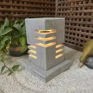 석탑 석등 연못 마당 테라스 연못꾸미기 전기연결 인테리어