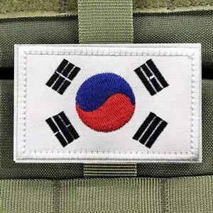 태극마크 태극기 DD 12879 패치 와펜 DIY