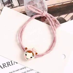 리본소녀 베이비핑크 머리끈 헤어밴드