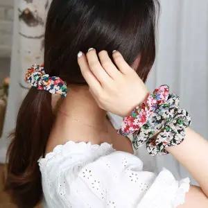 프릴플라워 곱창머리끈