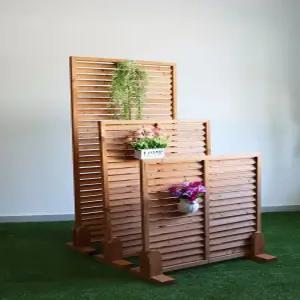 정원 울타리 야외 가림 파티션 테라스 휀스 인조대나무 차단막 경계석 조경