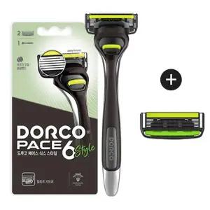 도루코 페이스6 스타일 면도기 (날2입포함)