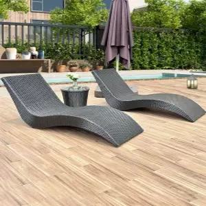 호텔 썬베드 수영장 라탄 리조트 선베드 의자 침대 펜션