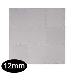 31x31cm 12mm 퍼즐 그레이 운동매트 홈트레이닝 9개