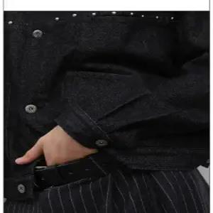 빈티지 가을 캐주얼 남사친 청 스터드 메탈 트렌드 상의 워싱 자켓 코트 쇼트 청자켓 DUCHI3