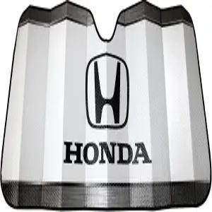 플라스틱 컬러 003714R01 혼다 로고 화이트 아코디언 스타일 자동차 트럭 SUV 전면 윈드실드 선쉐이드