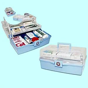 비상약통 녹색안전 구급함 스마트 약상자 1호