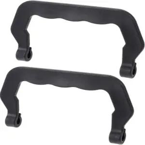 제로데코 10Pcs 애완동물 케이지 손잡이 검은색 휴대용 플라스틱 쉽게 설치할 수 있고 잡기 편안하며 개