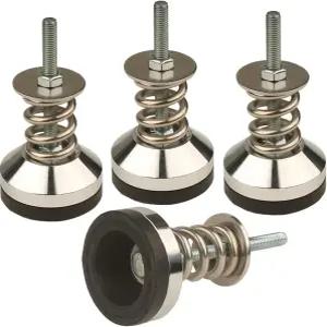 WUEIBUZUDAO 분할형 고강도 스프링 솔레이터 바닥 서 있는 베이스 직경 1.97인치 다이아 수평 나사 다리 M8