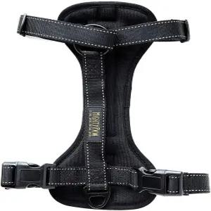 마이티 포 도그 카 하네스 - 차량 안전 장비 2개의 목줄 부착 조절 가능한 스트랩 반사 스티칭 부드러운