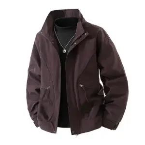 호크아이 빈티지 가을 캐주얼 남사친 데일리룩 점퍼 야상사파리 재킷 야상 스탠드카라 바람막이 트렌드 코