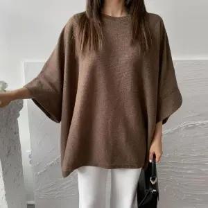 [옷자락]여자 데일리 오버핏 가오리 박시 니트