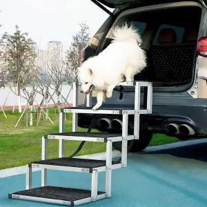 대형견 차량용 계단 반려견 스텝 숏스타일 승하차 자동차