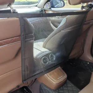 도그 카 네트 배리어 펫 디바이더 뒷좌석 차량 메시 게이트 청소 및 설치가 간편하고 신축성 있는 번지