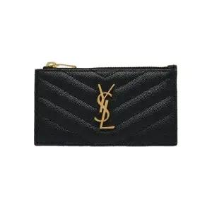 MUST IT_ SAINT LAURENT] 607915 BOW01 1000 공용 카드지갑