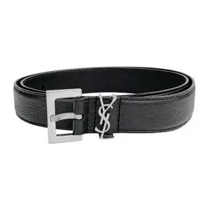 MUST IT_[럭스댓]24SS 634440 DTI0E모노그램 그레인 레더 로고 버클 벨트