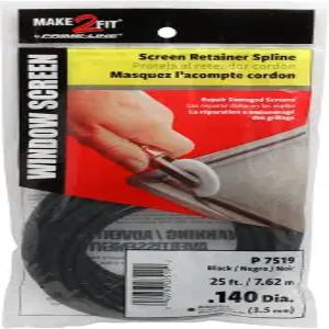 프라임 라인 P 7519 0.14인치 x 25피트 롤 블랙 스플라인(1롤)